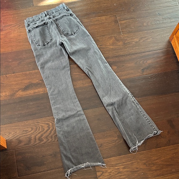 FRAME LE HIGH FLARE GRAY JEANS sz 26 - Picture 2 of 9